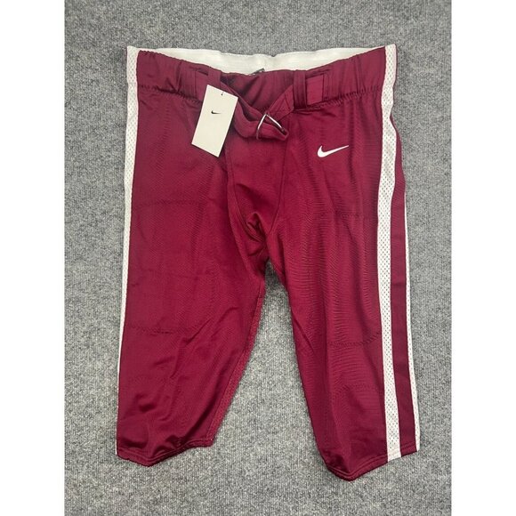 Nike Other - Nike Team Pro Vapor Football Pants Men's XL Red White Belted Swoosh NWT